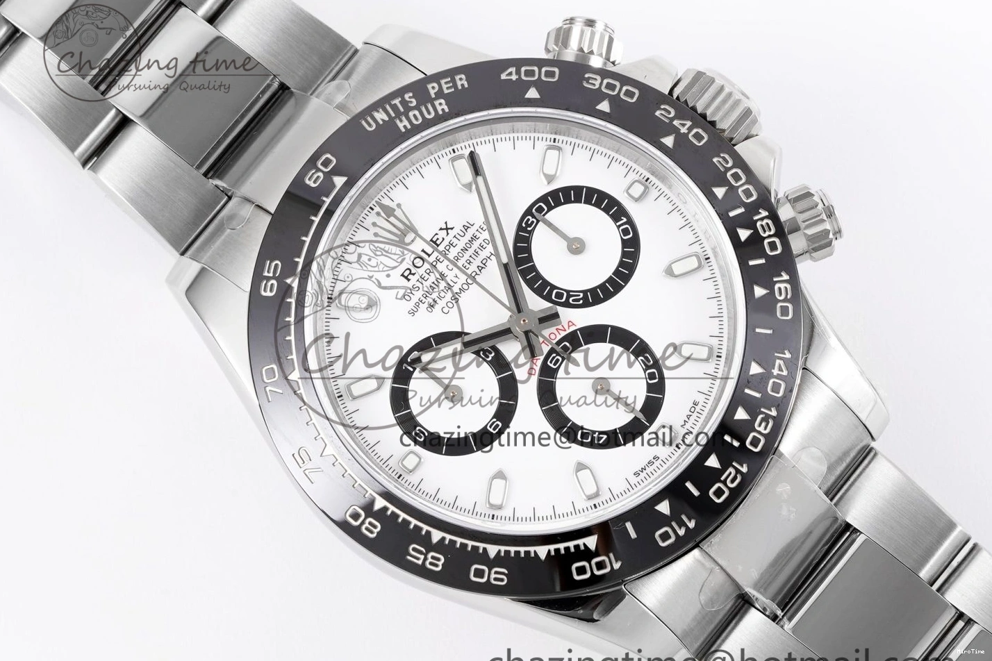 MiroTime 0108 Stretchable Daytona 116500 KING 1:1 Best Edition White Dial on SS Bracelet SH 1911